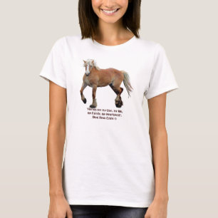 T-shirt Palomino Belge Cheval & Chevaux sont mon Clan