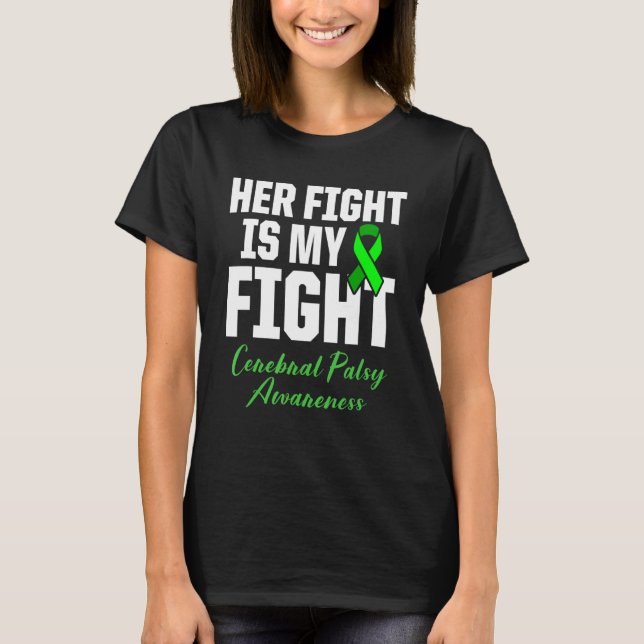 T-shirt Palsie cérébrale CP Sensibilisation Son survivant  (Devant)