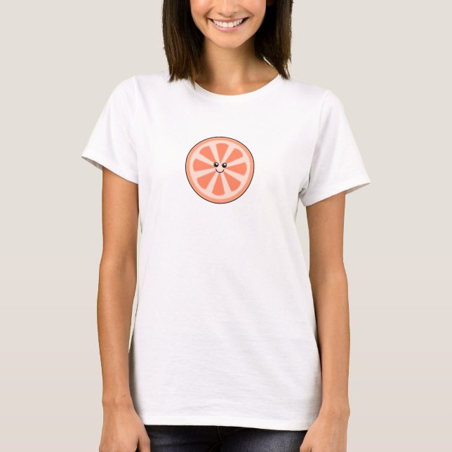 T-shirt Pamplemousse mignon (Devant)