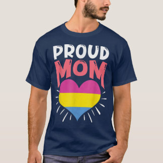 T-shirt Pan Flag Heart LGBTQ Pride Mois Panseud Fière Mo