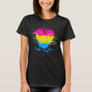 T-shirt Pan Pride Heart Gay Queer Pansexual