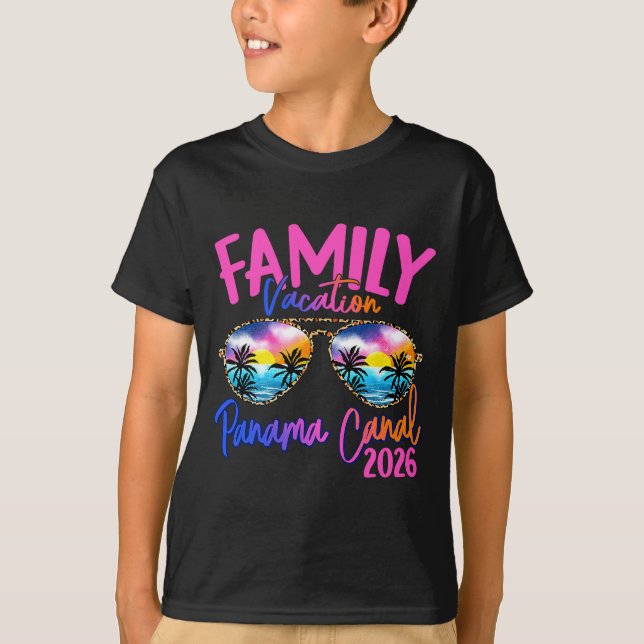 T-shirt Panama C Vacation 2026 Souvenir Matching Family Gr (Devant)