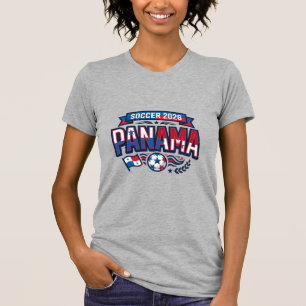 T-shirt Panama Football 2026 Football Gras Pays Typographi