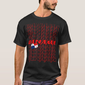 T-shirt Panama Texte en cascade