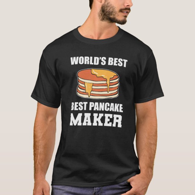 T-shirt Pancake Maker Meilleur (Devant)