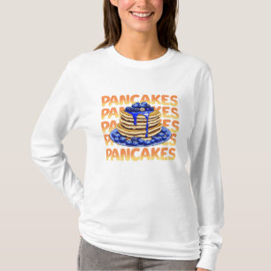 T-shirt Pancakes aux bleuets, Yummy Foodie