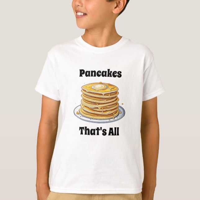 T-shirt Pancakes, c'est tout | Cute foin (Devant)