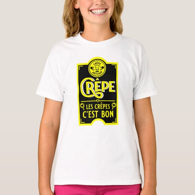 T-shirt Pancakes français (Devant)