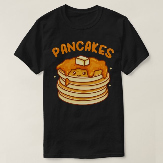 T-shirt Pancakes Kawaii (Design devant)