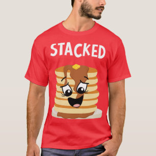 T-shirt Pancakes mignons empilés