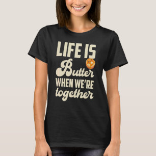 T-shirt Pancakes Pancake Day La vie est du beurre quand on