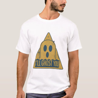 T-shirt Pancarte Rétro "Je te Ghost" pour Halloween
