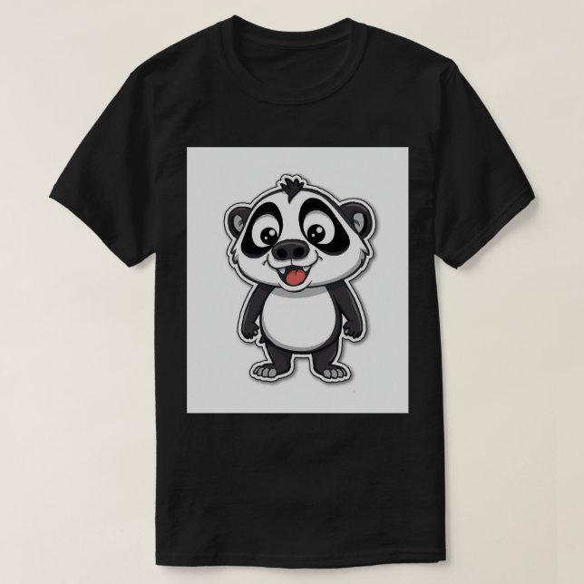t-shirt panda (Design devant)