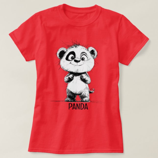 T-shirt Panda (Design devant)