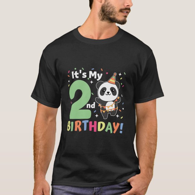 T-shirt Panda 2Nd For Two Panda (Devant)