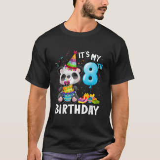 T-shirt Panda 8Th I'M 8 Ns