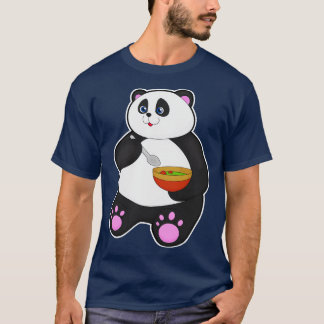 T-shirt Panda à manger avec cuillère Bowl
