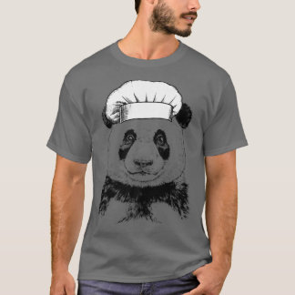 T-shirt Panda Animal Chef Drôle Cuisine Cuisine