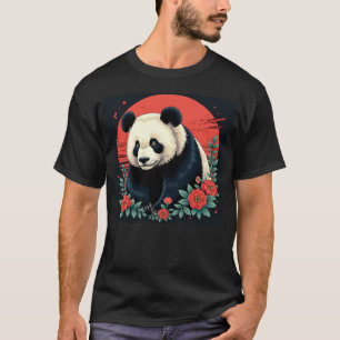 T-shirt Panda Art japonais