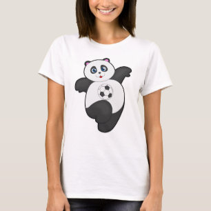 T-shirt Panda aux sports de football