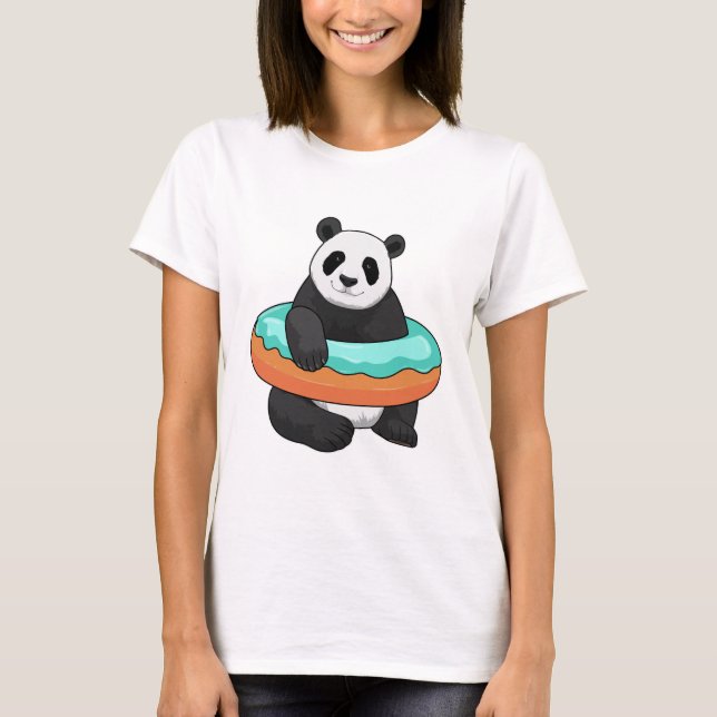 T-shirt Panda avec Donut (Devant)