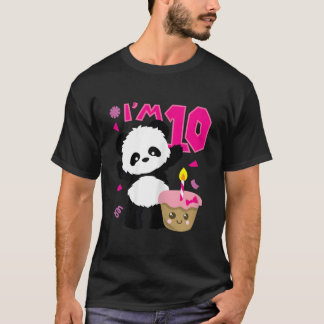 T-shirt Panda avec gâteau Kawaii 10 Py