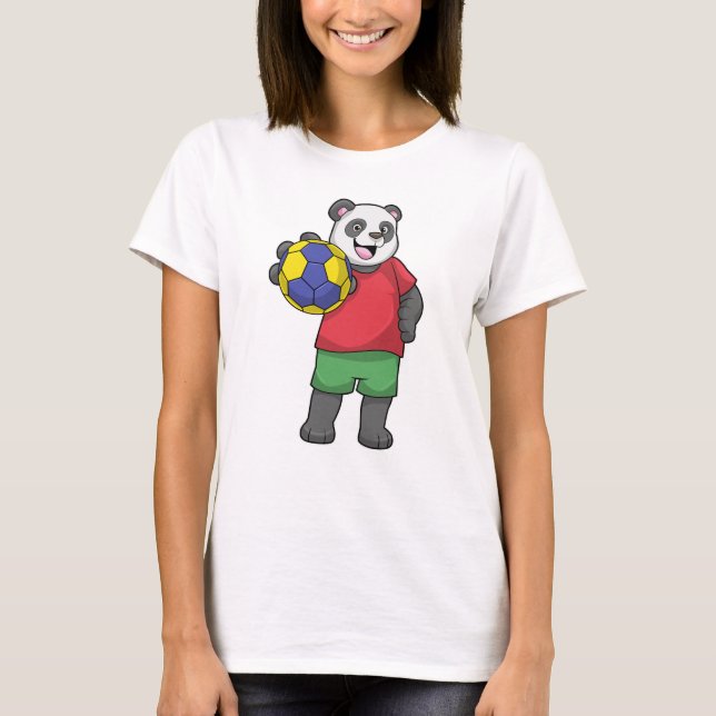 T-shirt Panda avec Handball Sports (Devant)