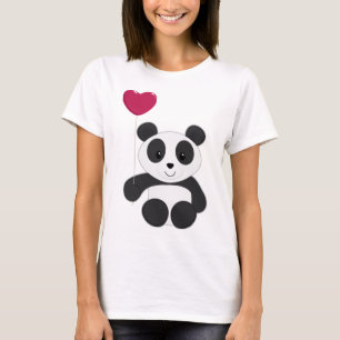 T-shirt Panda avec le ballon
