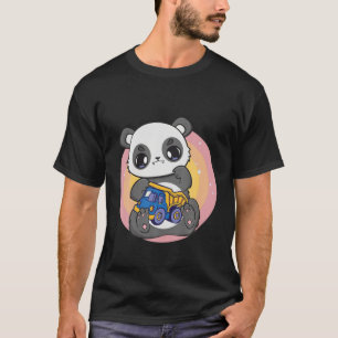 T-shirt Panda Avec Pacifier Kawaii Bear Cub Baby Toy Avec
