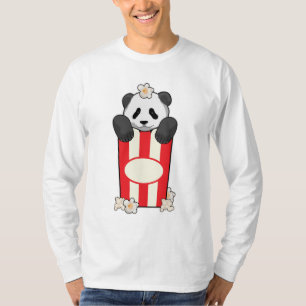 T-shirt Panda avec Popcorn