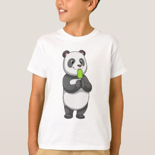 T-shirt Panda avec Popsicle