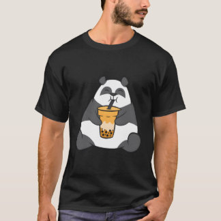 T-shirt Panda Avec Thé À Bulle