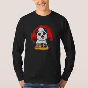 T-shirt Panda Bear Sushi Amateur de Sushi Foodie Panda