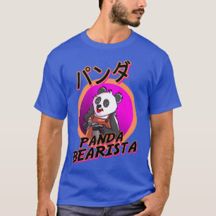 T-shirt Panda Bearista café barista blague