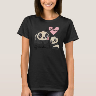 T-shirt Panda Bears I Love Grandma