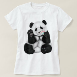 T-shirt panda bébé
