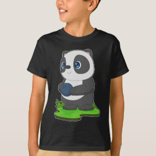 T-shirt Panda Bowling