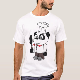 T-shirt Panda - chef