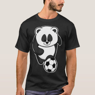 T-shirt Panda comme joueur au football