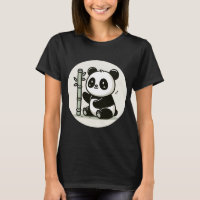 Panda Cute Avec Bambou