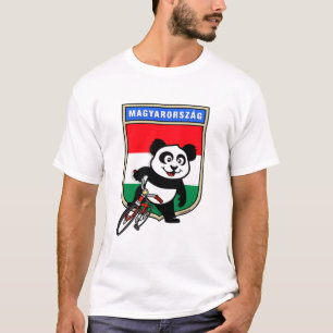 T-shirt Panda cycliste hongrois