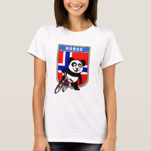 T-shirt Panda cycliste norvégien