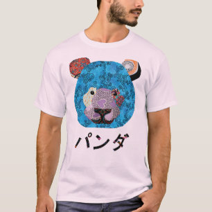 T-shirt panda de chiffon