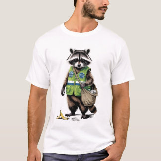 T-shirt Panda de déchets - Hippie