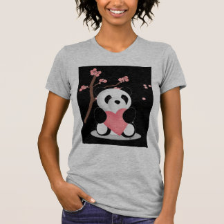T-shirt Panda de fleurs de cerisier