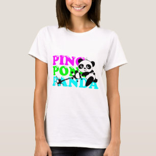 T-shirt Panda de ping-pong
