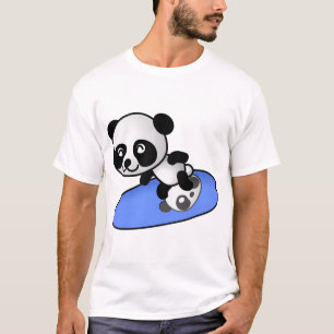 T-shirt Panda de surf