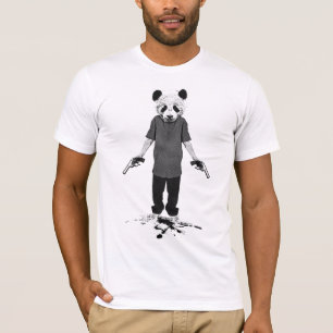 T-shirt Panda de tueur