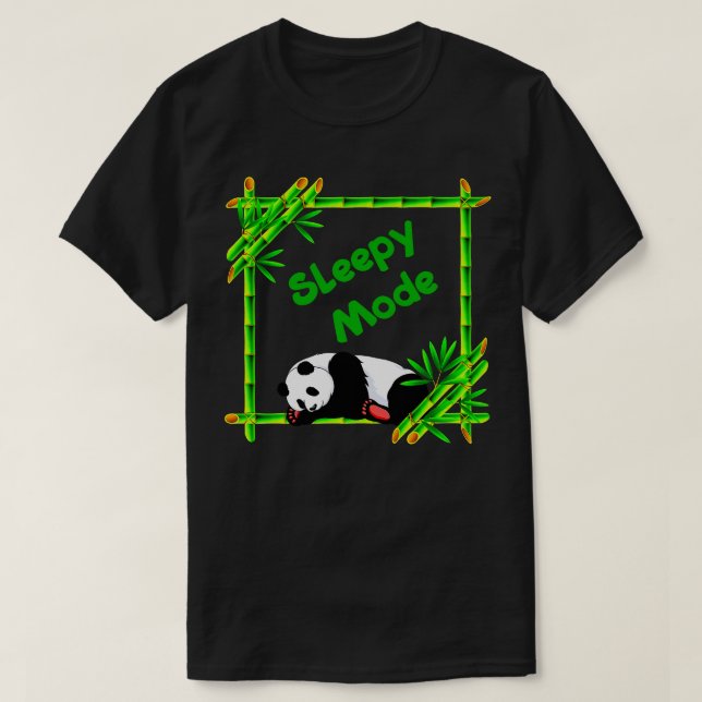 T-shirt Panda en mode veille (Design devant)