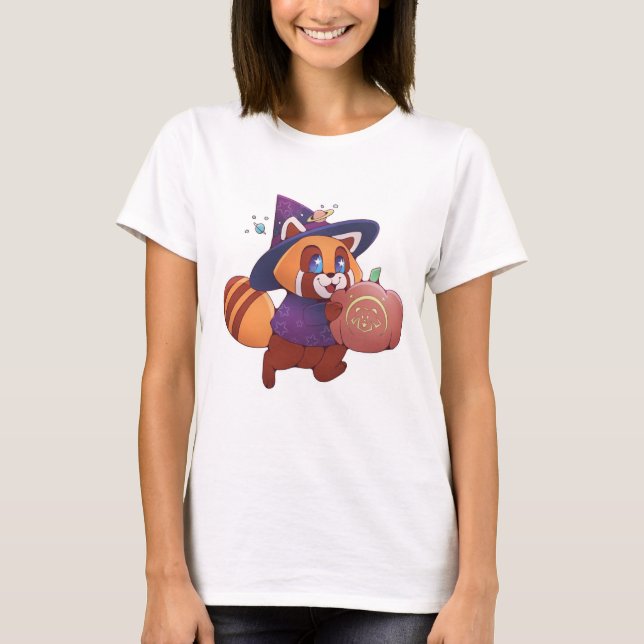 T-shirt Panda espace Halloween (Devant)